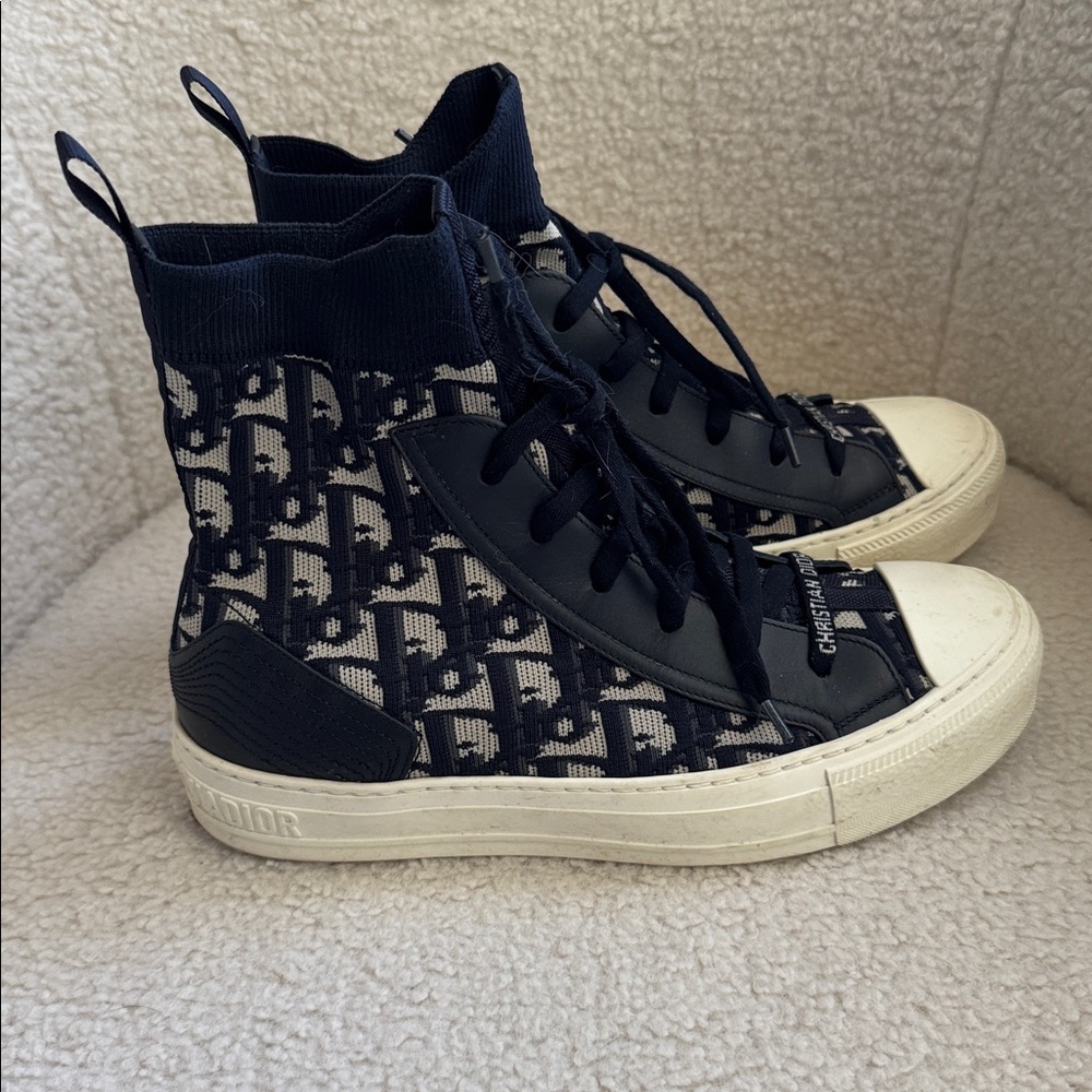 CHRISTIAN DIOR WALK N DIOR HIGH TOP SNEAKERS